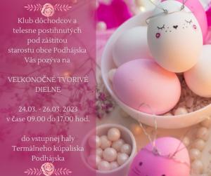 Veľkonočné tvorivé dielne  1